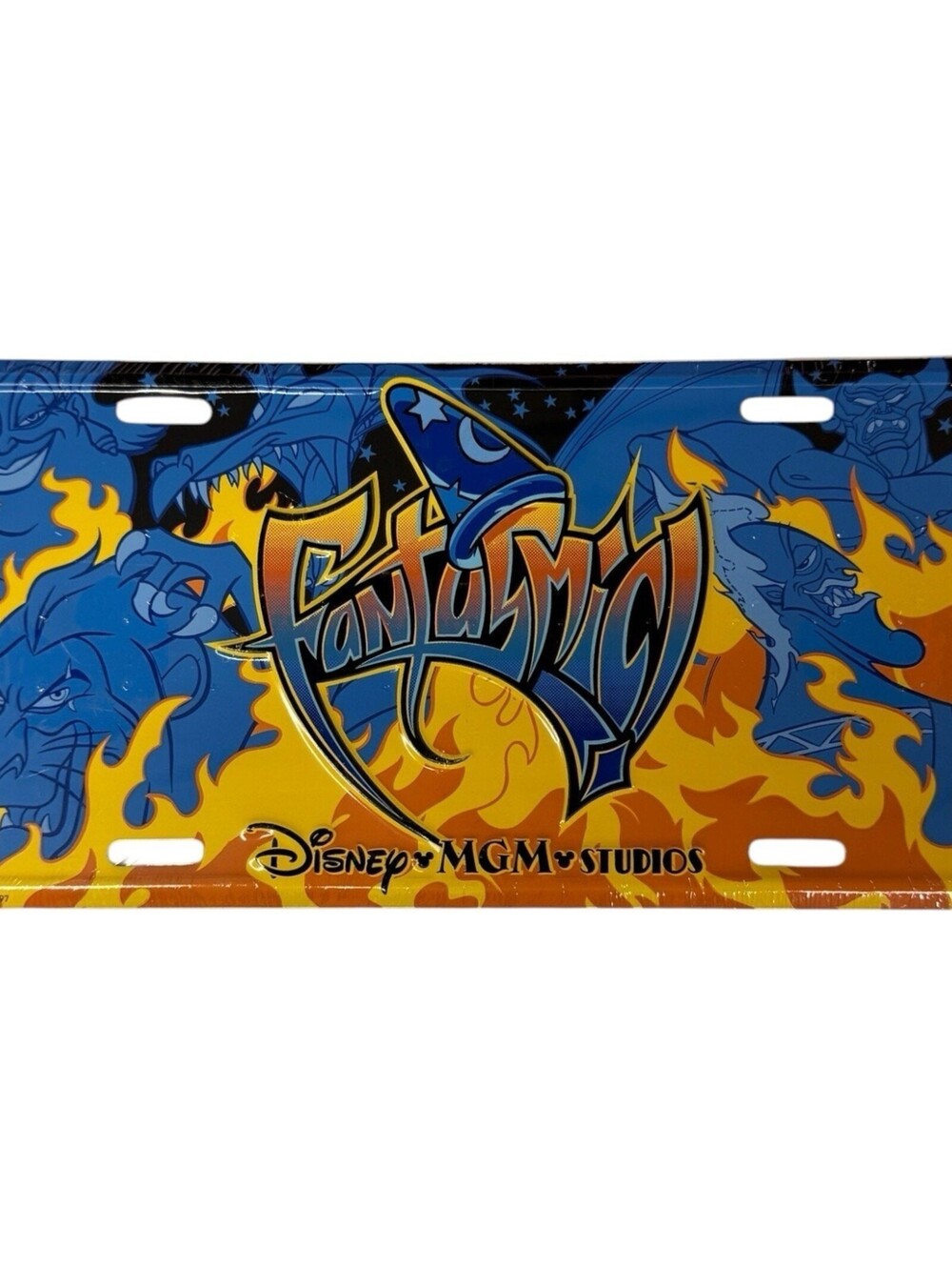 Walt Disney MGM Studios Fantasmic License Plate Sealed